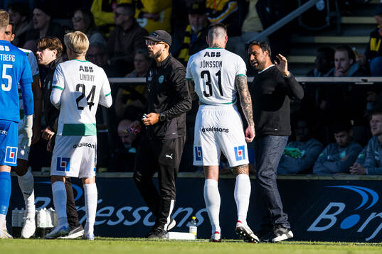 Västerås Isak Jönsson och tränare Kalle Karlsson