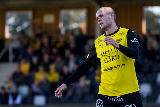 Mjällbys Jacob Bergström deppar