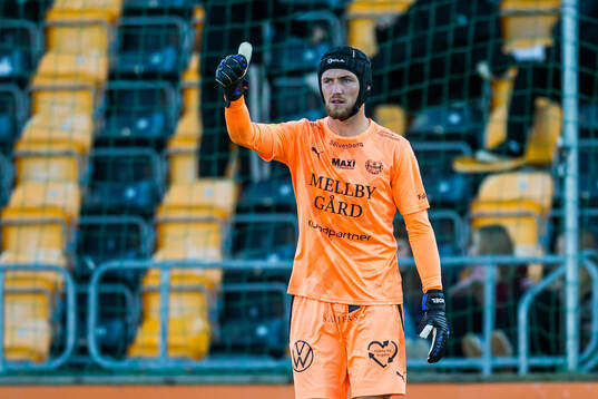 Mjällbys målvakt Noel Törnqvist