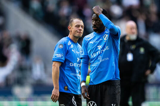 Halmstads Blair Sebastian Turgott deppar