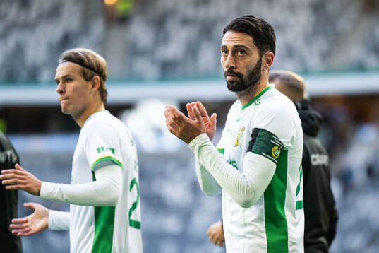 Hammarbys Markus Karlsson och Nahir Besara
