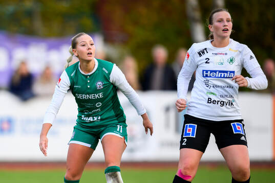 Alingsås Moa Öhman och Mallbackens Selma Berggren