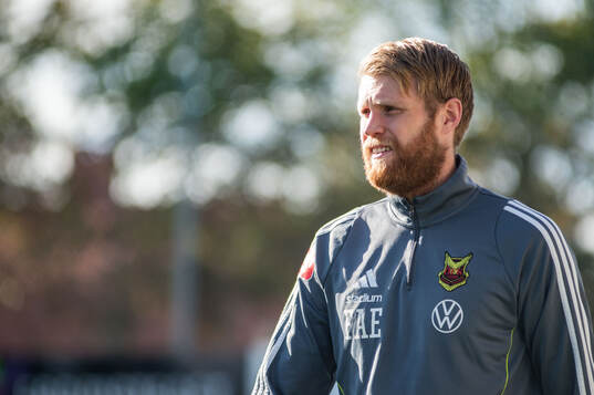 Östersunds assisterande tränare Fredrik Aasmundsen