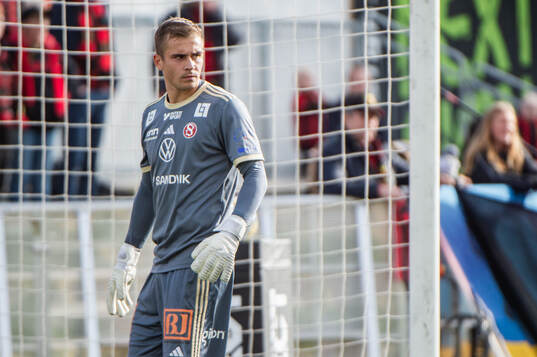 Sandvikens målvakt Felix Jakobsson