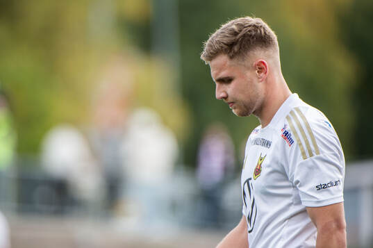 Östersunds Mykola Musolitin deppar