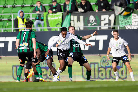 Örebros Hamse Shagaxle och Varbergs Niklas Dahlström