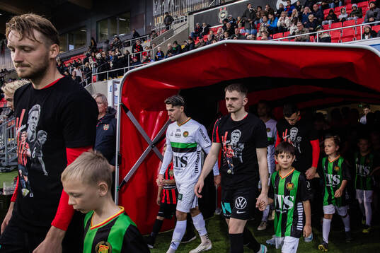 Brommapojkarnas Alexander Abrahamsson och Hlynur Freyr