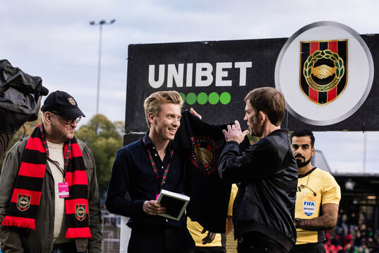 Den tidigare Brommapojkarna spelaren Gustav Sandberg