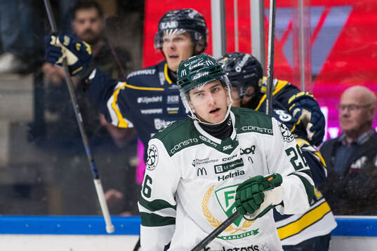 Färjestads Joel Nyström deppar