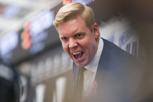 HV71s tränare Anton Blomqvist