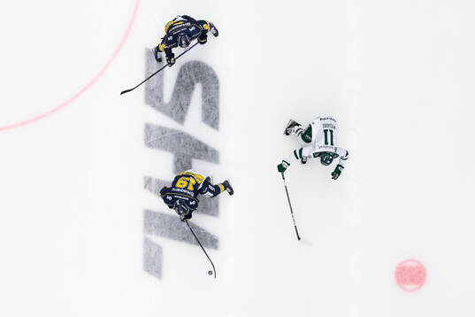 HV71s Henrik Borgström och Färjestads Joakim Nygård