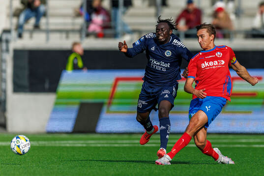 Utsiktens Kalipha Jawla och Helsingborgs William Westerlund