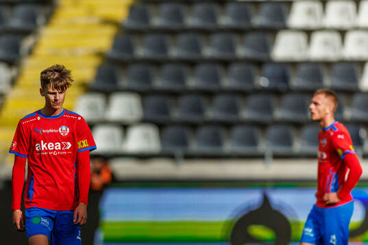 Helsingborgs Adrian Svanbäck deppar