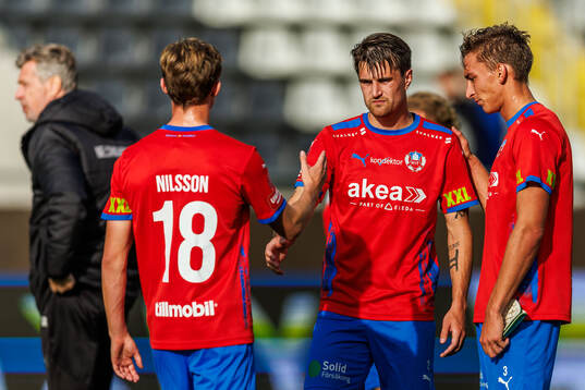 Helsingborgs Jon Birkfeldt och Wilhelm Nilsson deppar