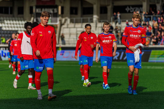 Helsingborgs spelare deppar