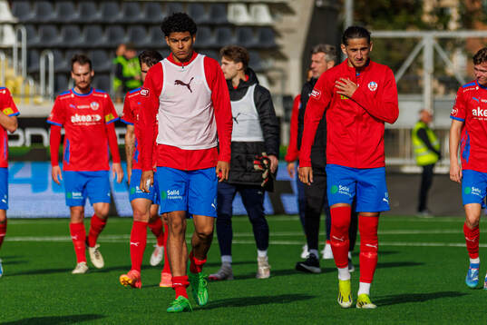 Helsingborgs Milan Silva Rasmussen och Ervin Gigovic deppar