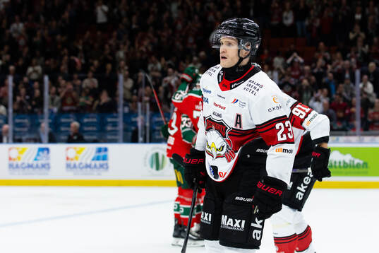 Malmö Redhawks Christoffer Forsberg deppar