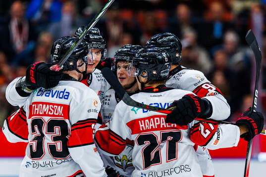 Malmö Redhawks Fredrik Händemark jublar