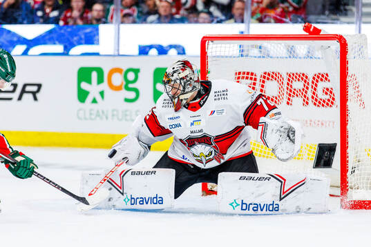 Malmö Redhawks målvakt Daniel Marmenlind