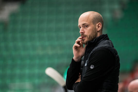 Rögles tränare Julius Falkenbäck Bergkvist