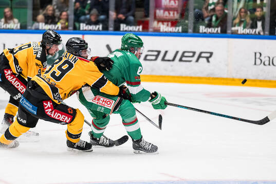 Luleås Pontus Själin och Rögles Linus Sandin