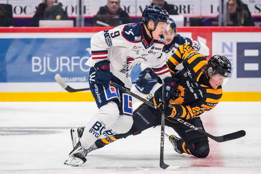 Linköpings Erik Norén och Skellefteås Anton Heikkinen