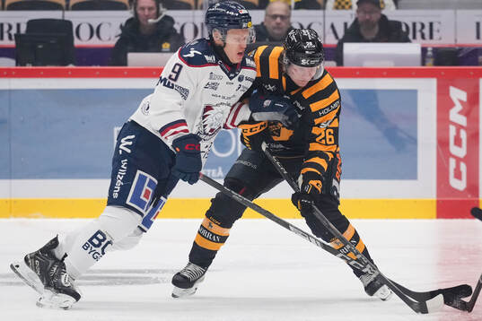 Linköpings Erik Norén och Skellefteås Anton Heikkinen