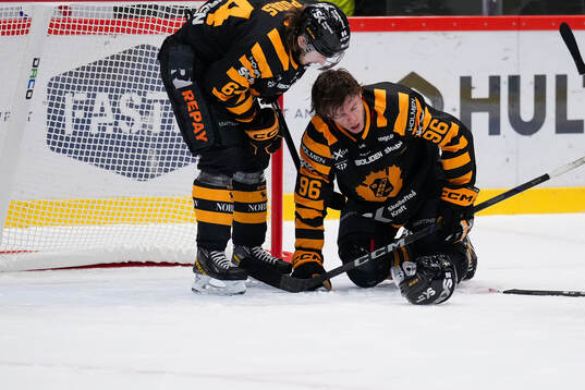 Skellefteås Jonathan Pudas och Rickard Hugg