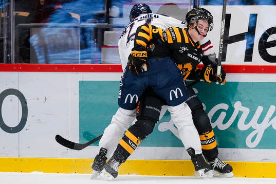 Linköpings William Worge Kreu och Skellefteås Axel Sandin