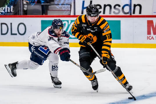 Linköpings Patrick Russell och Skellefteås Max Lindholm