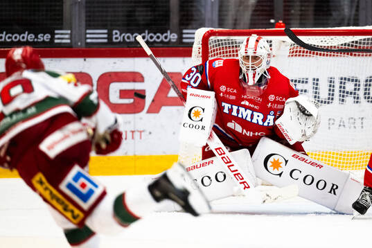 Timrås målvakt Jacob Johansson