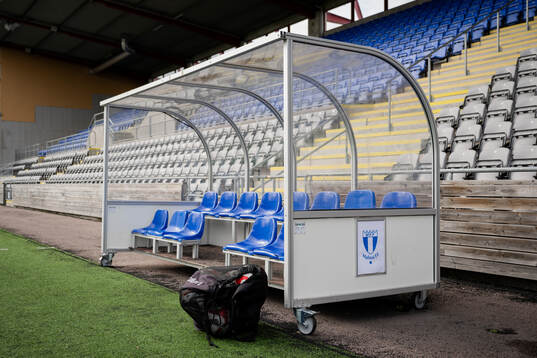 Malmö FFs spelarbås
