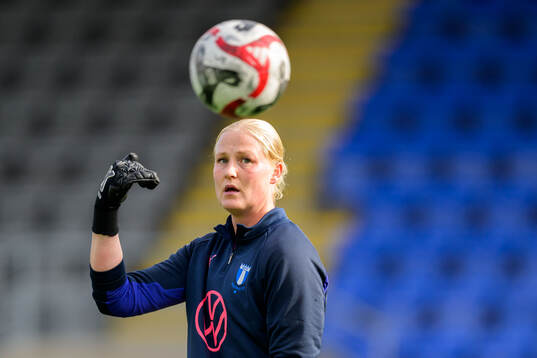 Malmö FFs målvakt Kathrine Østergaard Larsen