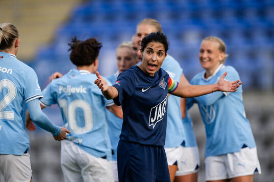 Eskilstuna Uniteds Rosa Herreros Ossorio deppar