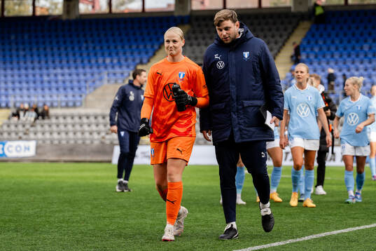 Malmö FFs målvakt Kathrine Østergaard Larsen