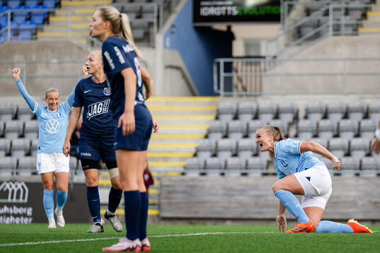 Malmö FFs Lovisa Gustafsson jublar
