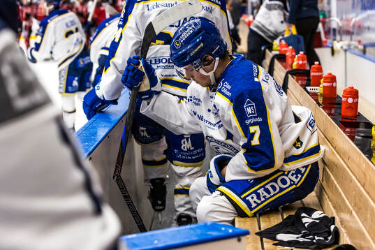 Leksands Marcus Karlberg deppar