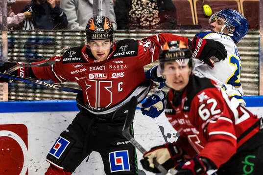 Örebros Glenn Gustafsson och Leksands Patrik Norén