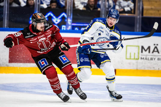 Örebros Patrik Karlkvist och Leksands Martin Karlsson