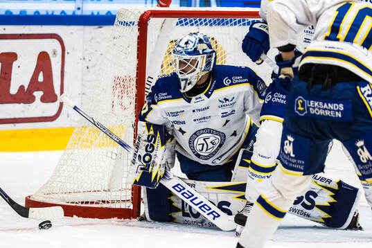 Leksands målvakt Jakob Hellsten