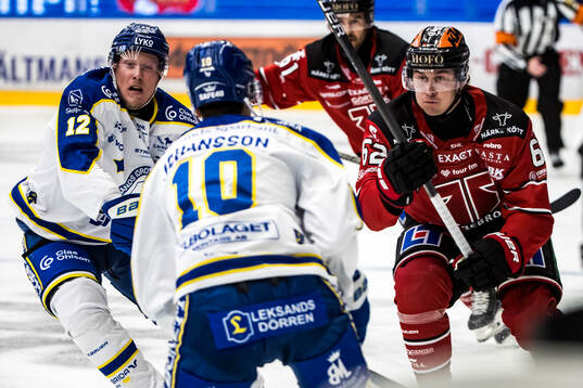 Leksands Kalle Östman och Örebros Robert Leino