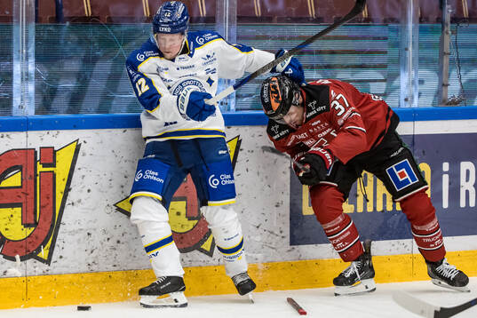 Leksands Kalle Östman och Örebros Glenn Gustafsson