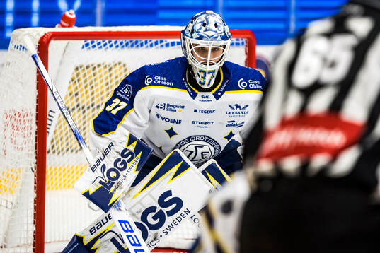 Leksands målvakt Jakob Hellsten