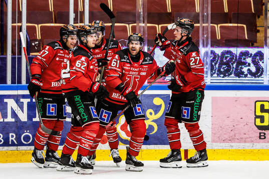 Örebros Ludvig Larsson jublar