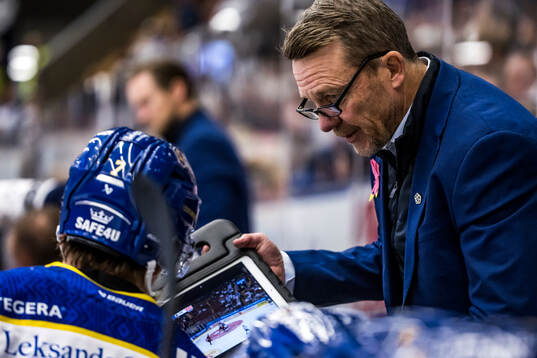 Leksands tränare Charles Berglund