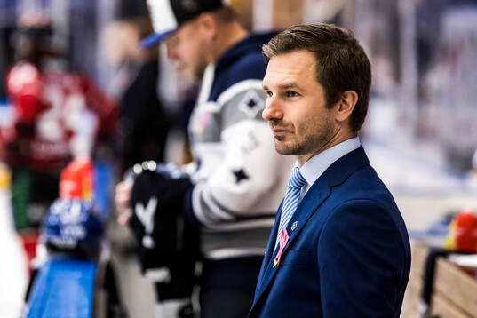 Leksands målvaktstränare Alexander Millner