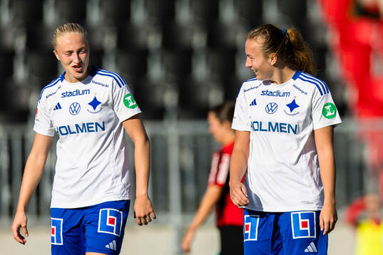 IFK Norrköpings Wilma Leidhammar och Sara Kanutte Fornes