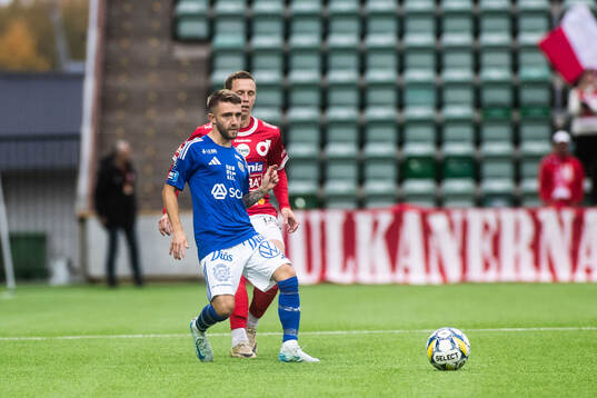 GIF Sundsvalls Anton Kralj och Degerfors Erik Lindell