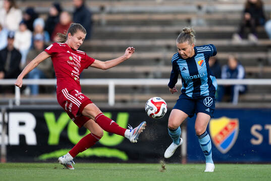Piteås Maja Green och Djurgårdens Ebba Hed