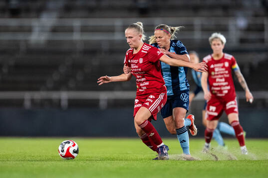 Piteås Tuva Skoog och Djurgårdens Therese Åsland